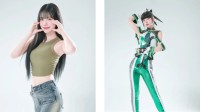 韩籍啦啦队女神宣传《星刃》：将COS伊芙出席碰头会